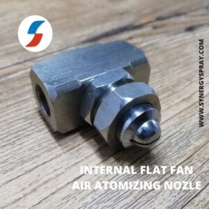 Siphon Flat Fan Air Atomizing Spray Nozzle