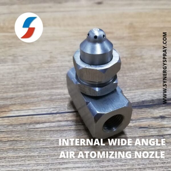 Internal Mixture Wide Angle Air Atomizing Spray Nozzle