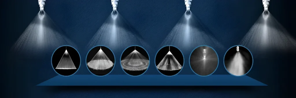 Spray Nozzles Based on Flow, Pressure, and Spray Pattern