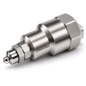 Electromagnetic Atomizing Dual Fluid Solenoid Valve Nozzle