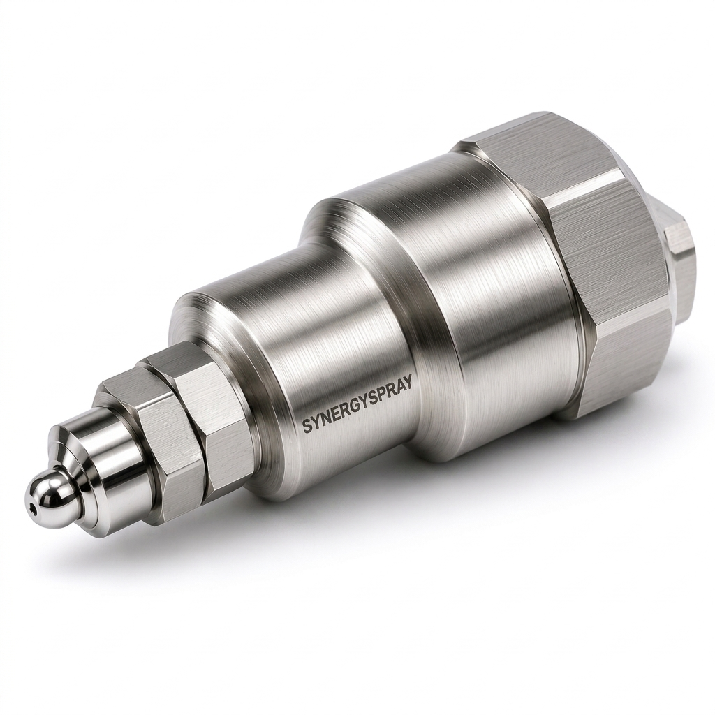 Electromagnetic Atomizing Dual Fluid Solenoid Valve Nozzle
